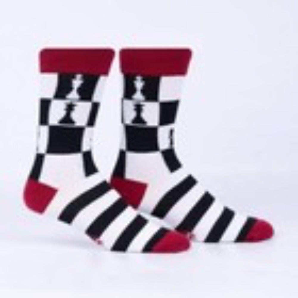 Sock It To Me Men's Crew Socks - Check Yeah ( 7-13)